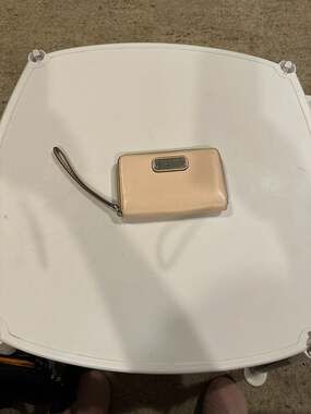 Marc By Marc Jacobs Leather Wingman Zip-Around Wristlet Wallet in Nude